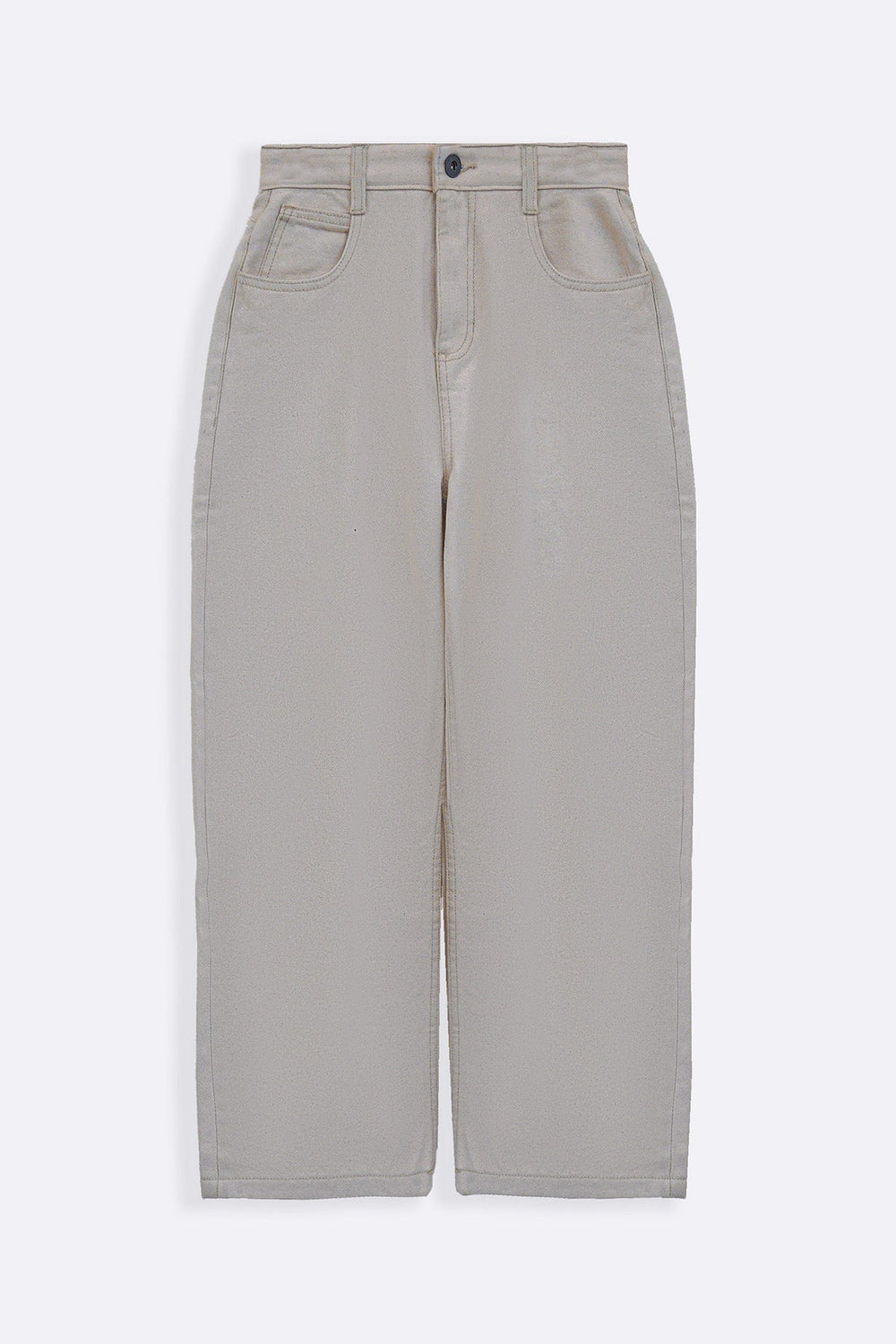 ECRU HIGH WAIST COCOON JEANS