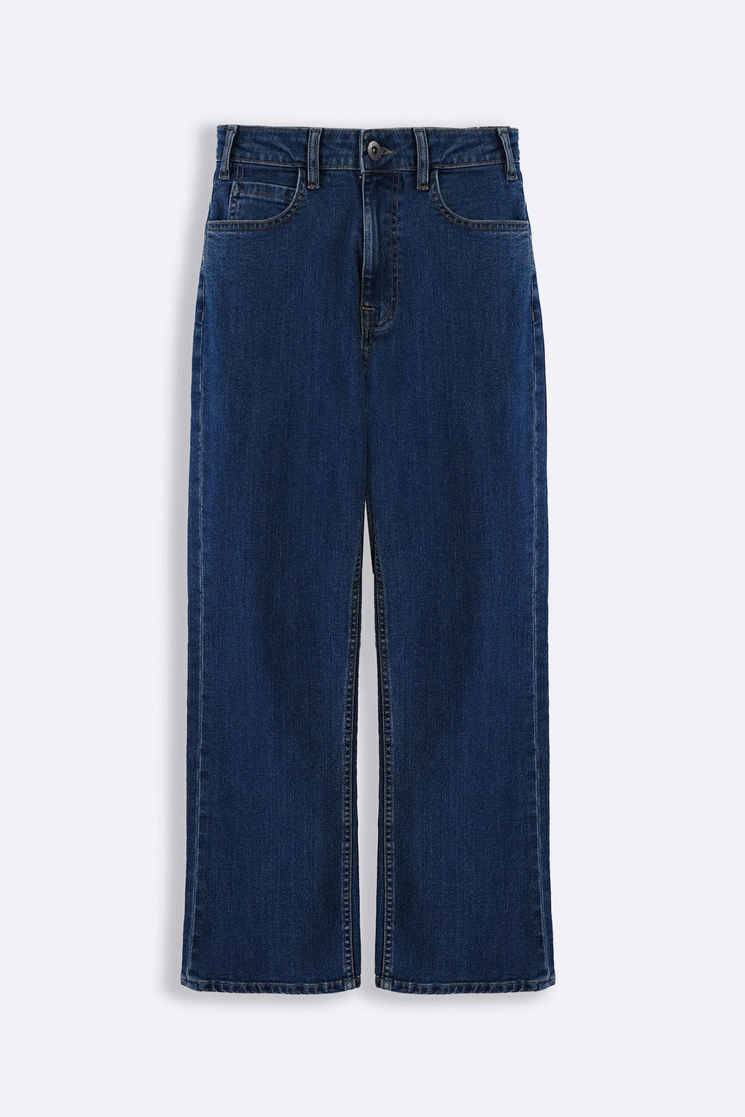 DARK BLUE CLASSIC STRAIGHT JEANS