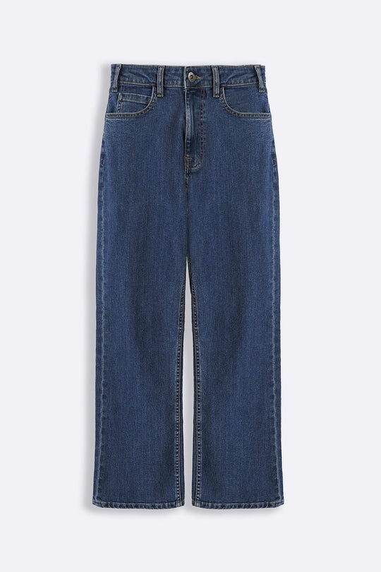 MID BLUE CLASSIC STRAIGHT JEANS