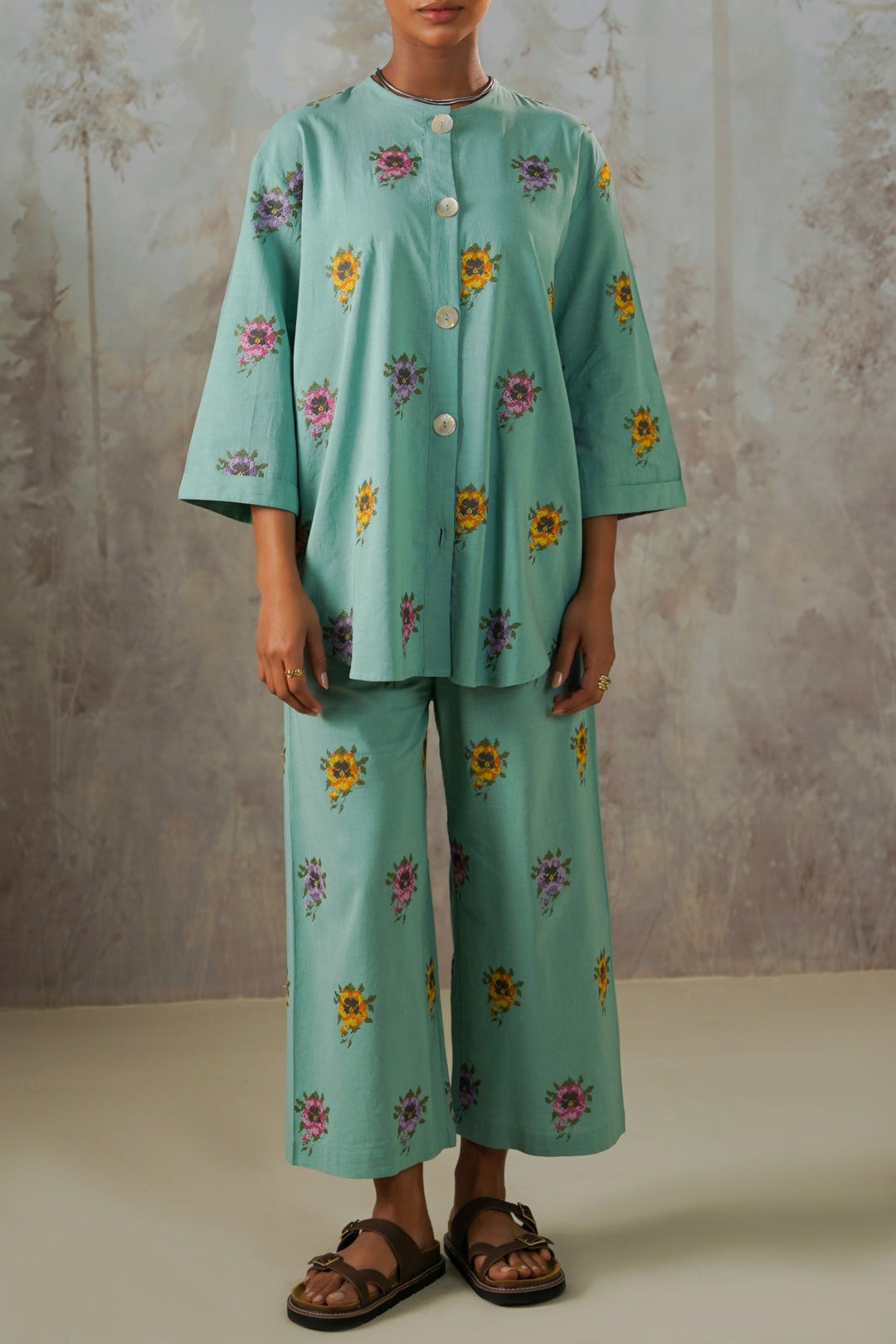 AQUA LOVE PANSY CULOTTES