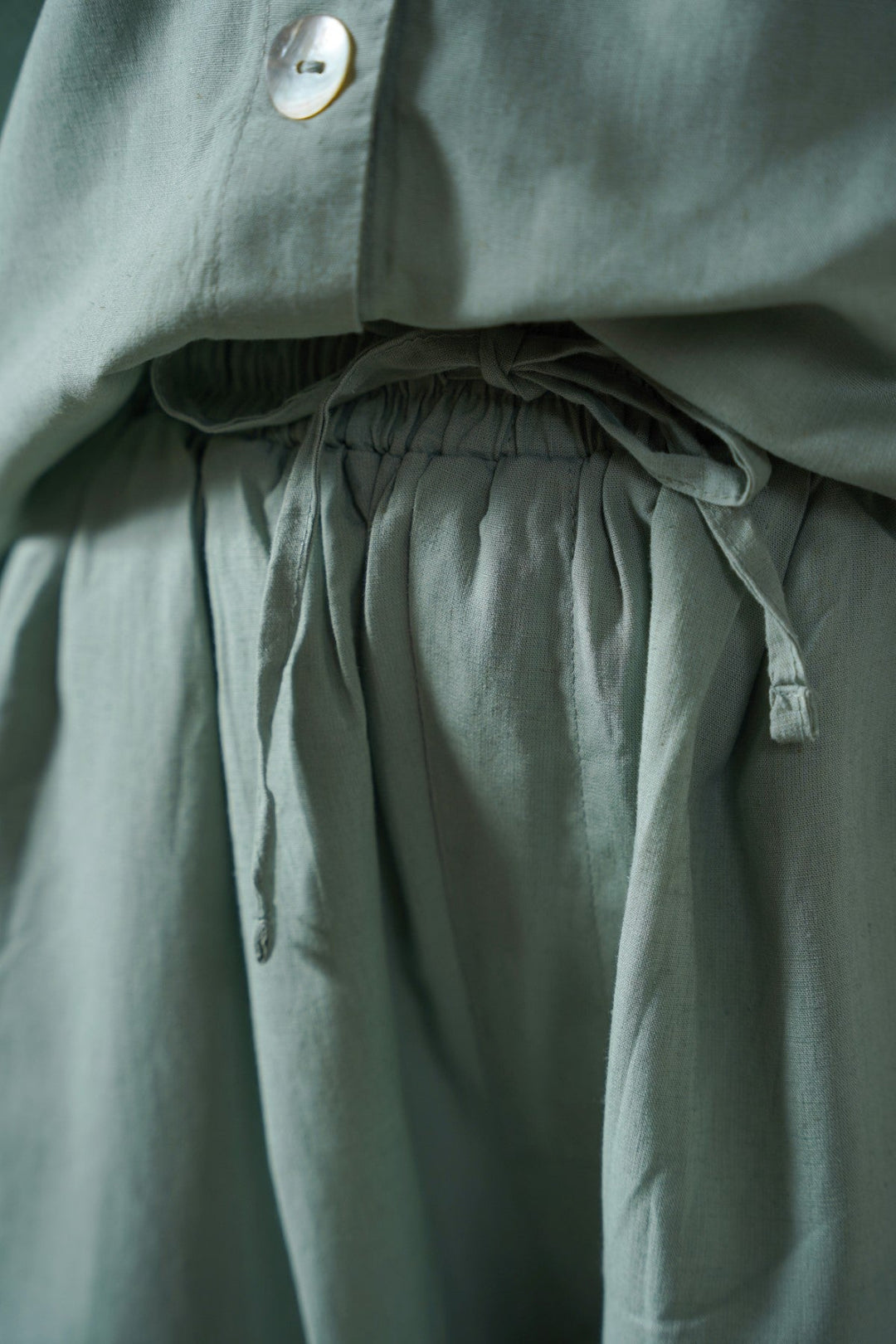 AQUA LYOCELL LINEN EASE PANTS