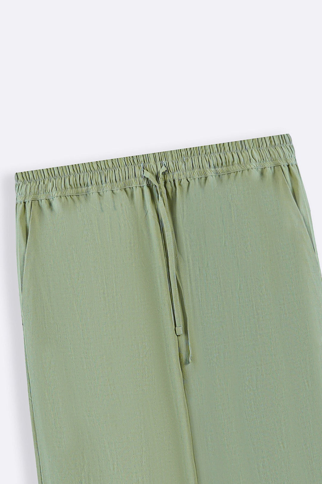 GREEN ALWAYS SPRING EMBROIDERY CULOTTES