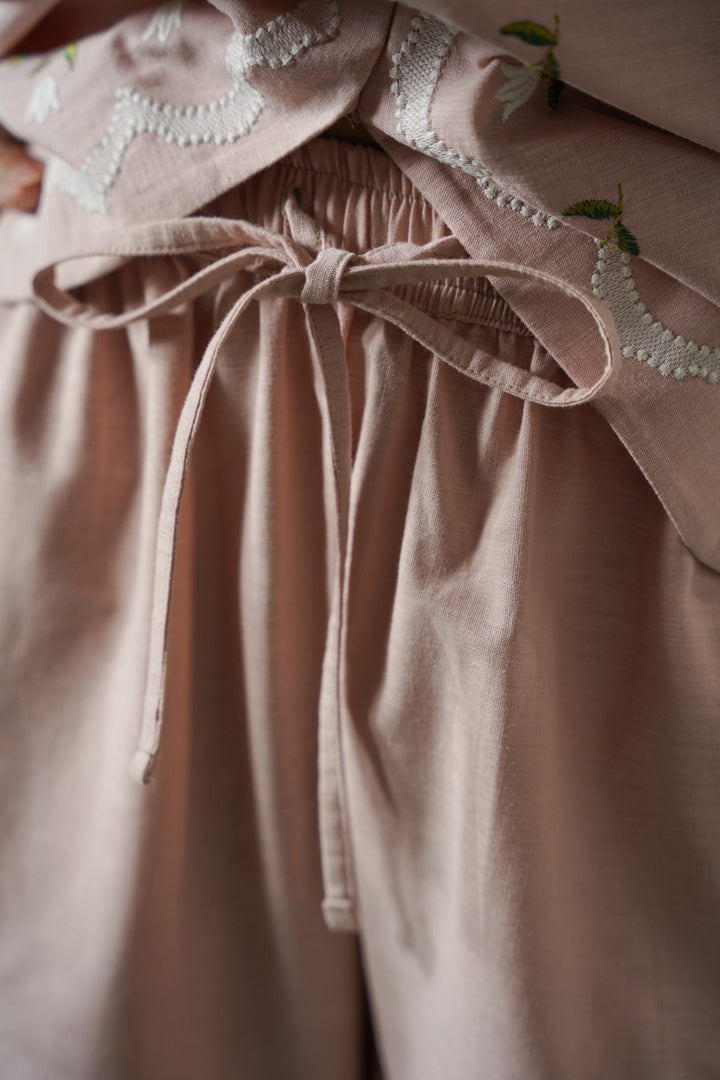 PINK BELL FLORAL CULOTTES