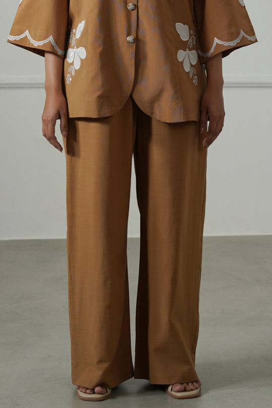 OCHRE BROWN EVERYDAY STRAIGHT PANTS