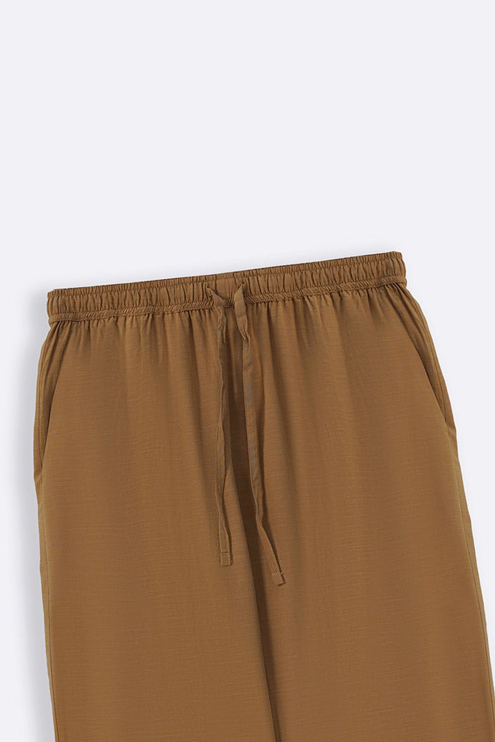 OCHRE BROWN EVERYDAY STRAIGHT PANTS