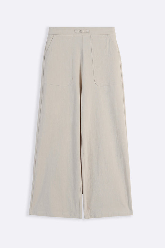 OATMEAL ORGANIC COTTON PANTS