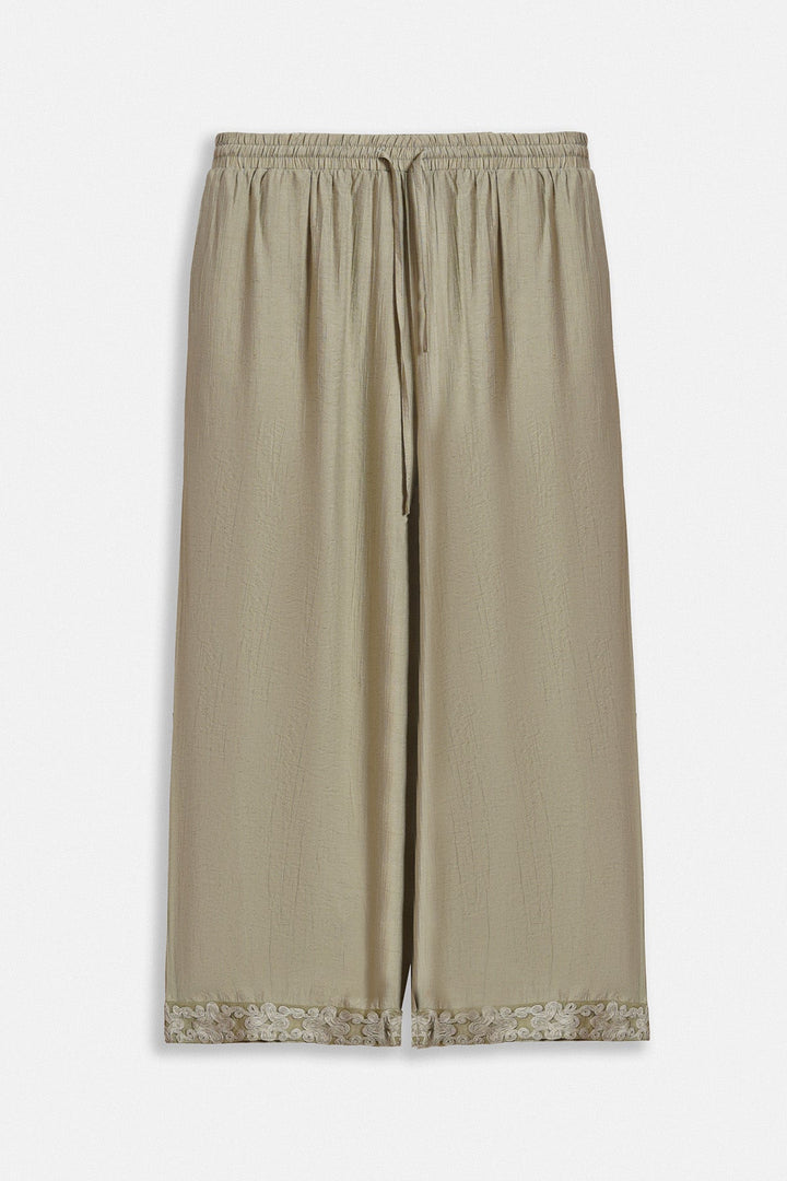 SAGE LACE TRIM CULOTTES