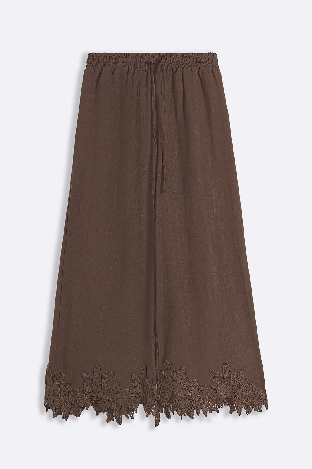 BROWN-SOFT LACE CULOTTES