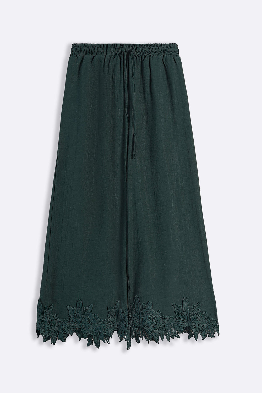 EMERALD GREEN-SOFT LACE CULOTTES