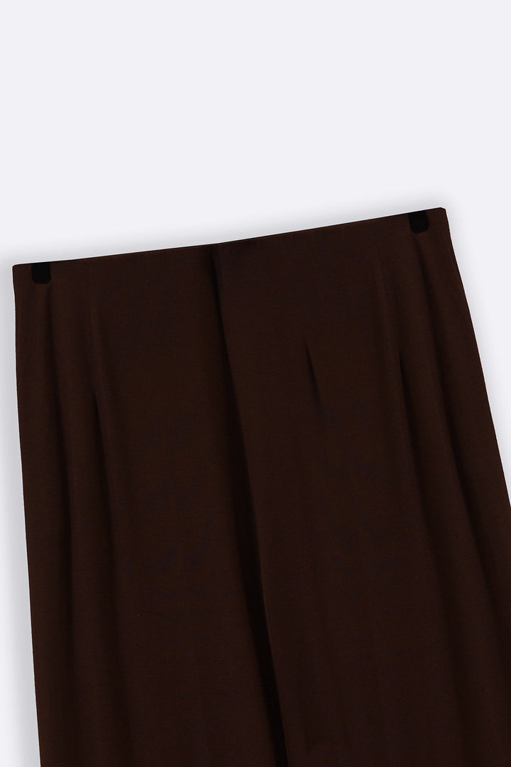 BROWN MODAL FLOWY PANTS