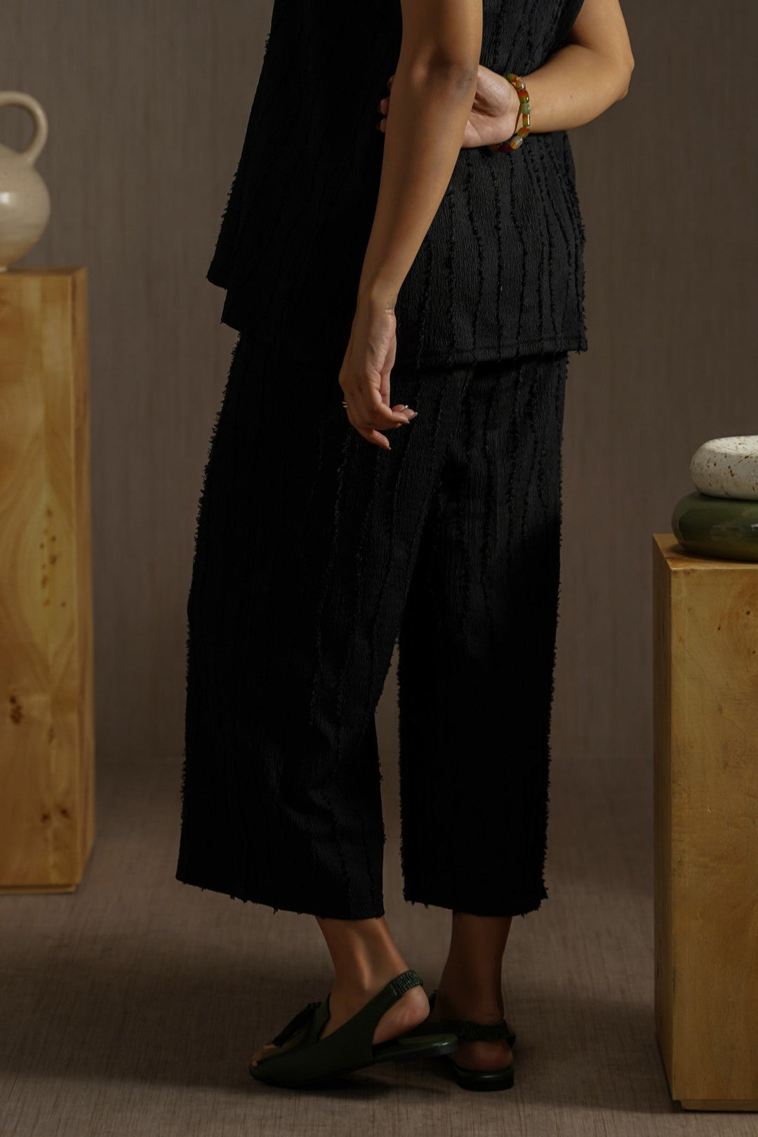 BLACK WILLOW KNIT PANTS