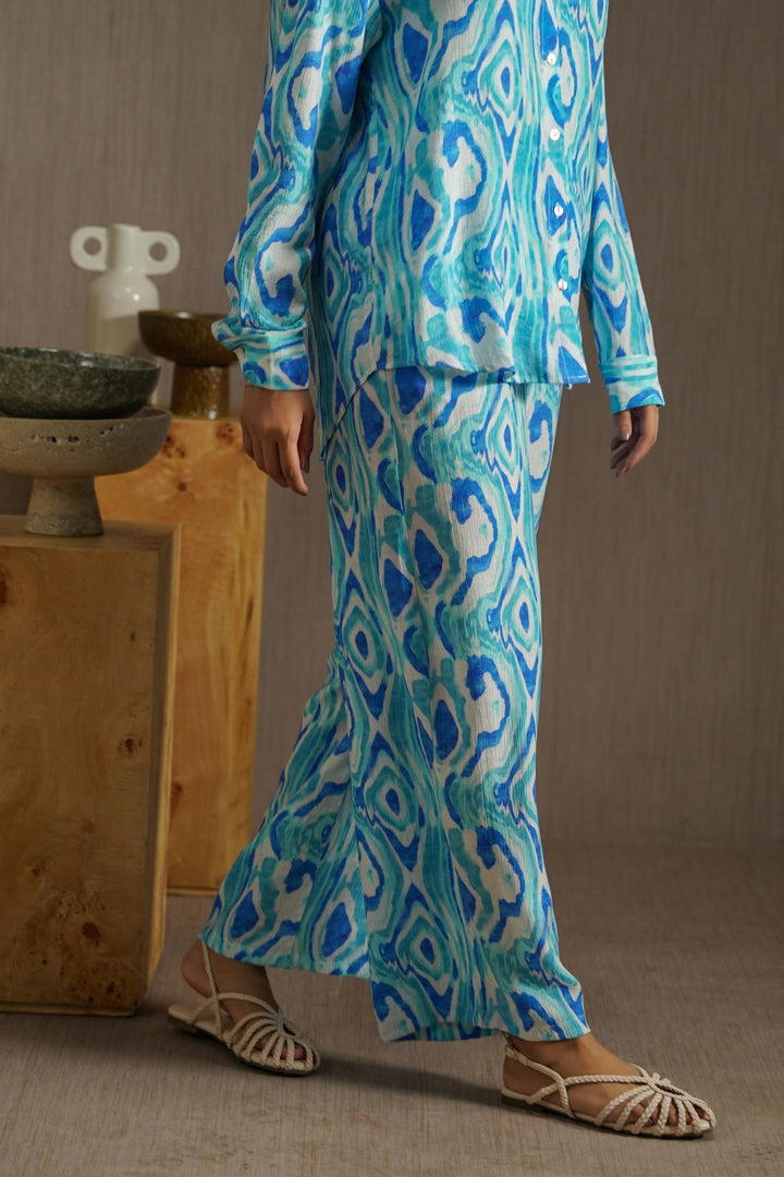 BLUE TIDAL FLOW PANTS