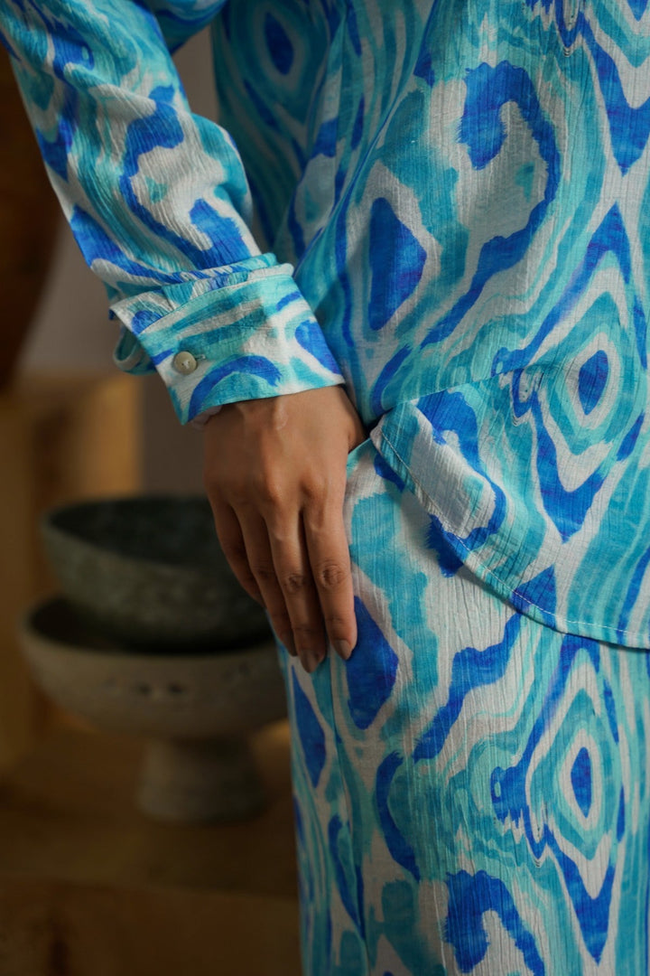 BLUE TIDAL FLOW PANTS