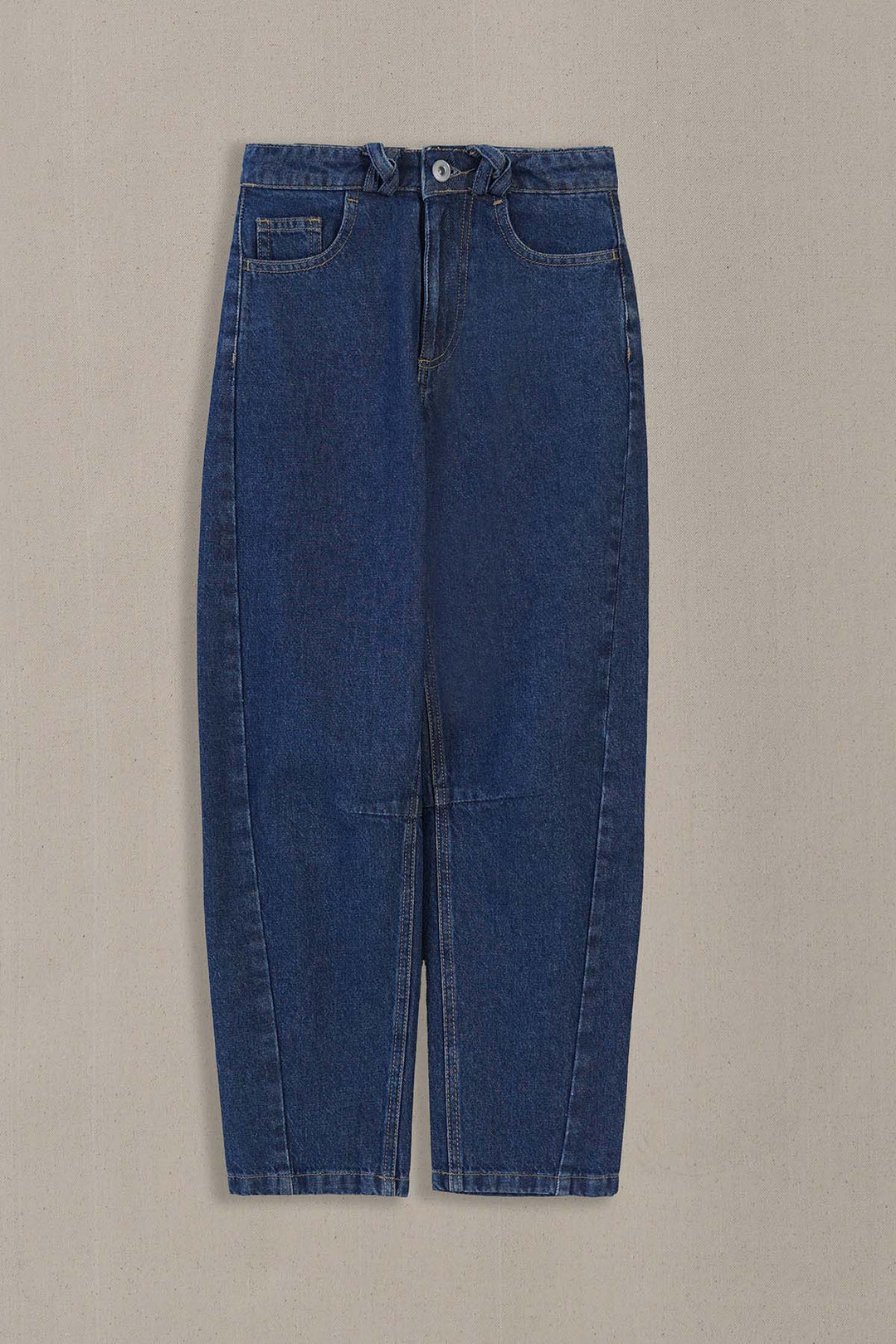 MID BLUE VINTAGE BALLOON JEANS