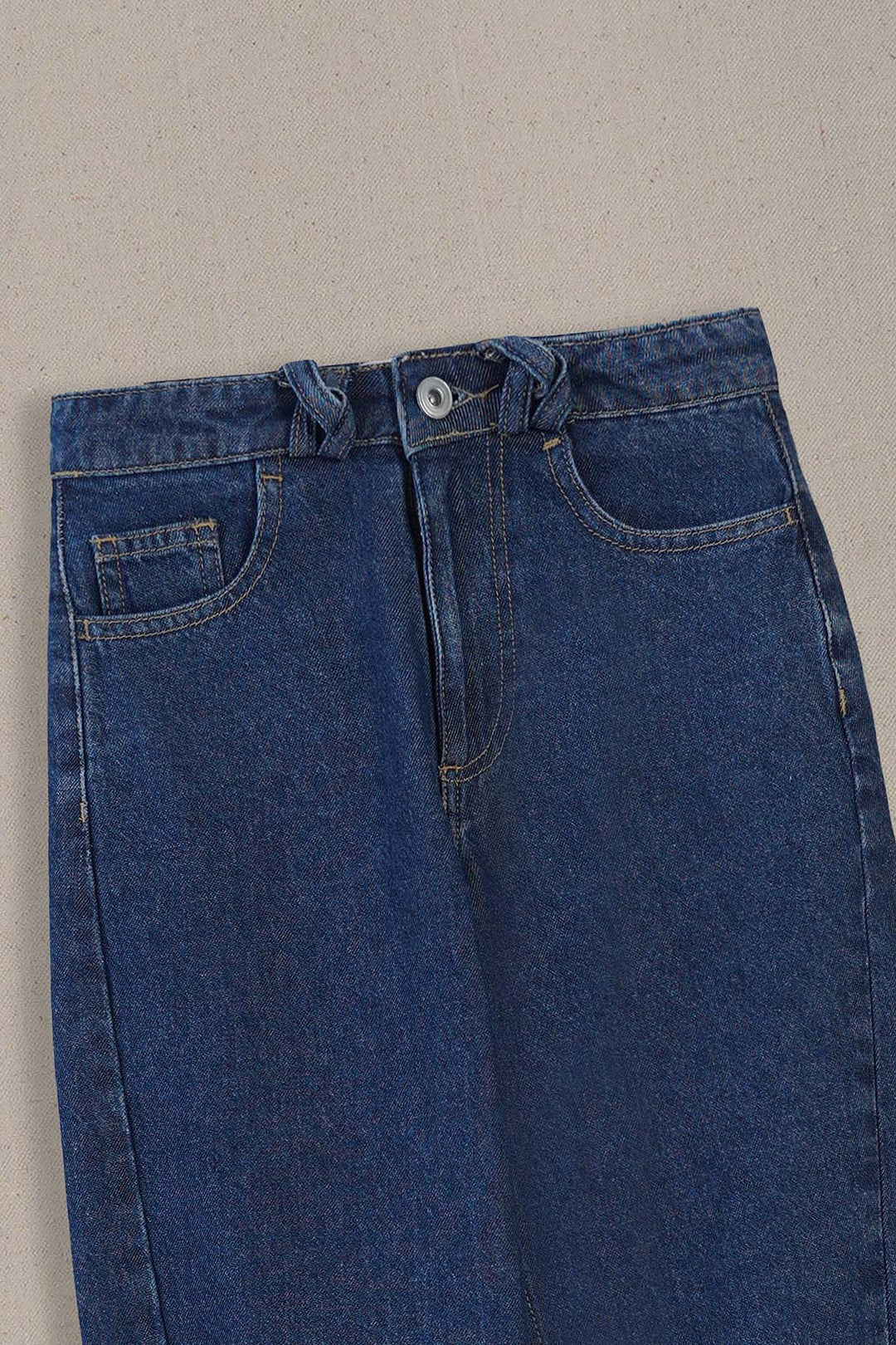 MID BLUE VINTAGE BALLOON JEANS