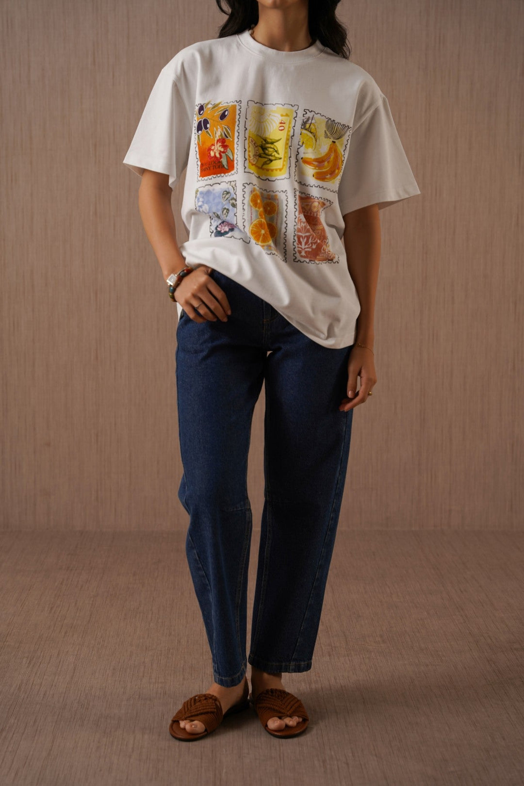 MID BLUE VINTAGE BALLOON JEANS