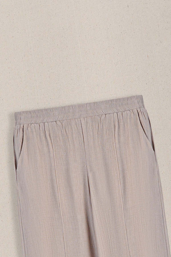 BROWN WILDFLOWER WIDE LEG PANTS