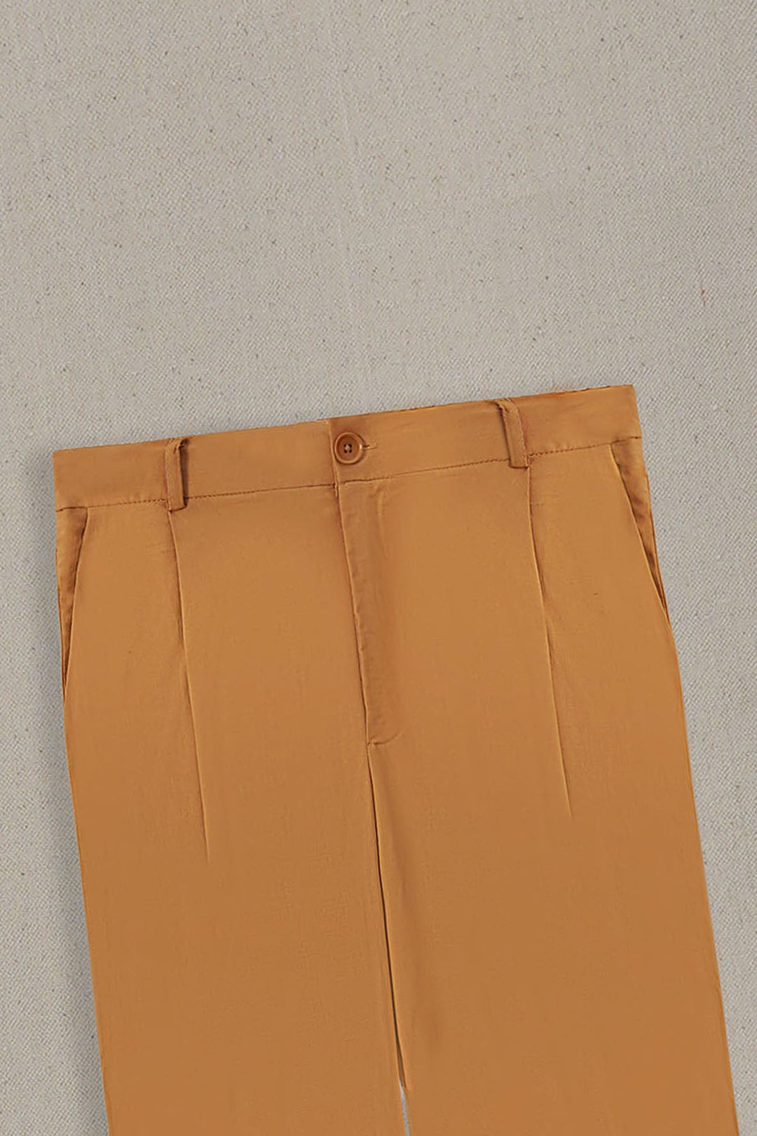 MUSTARD OCHRE BLOOM PANTS