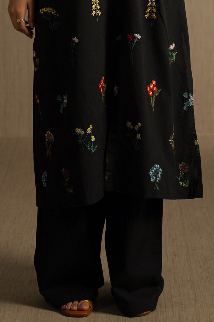 BLACK BLACK FLORA PANTS