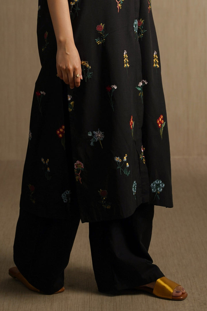 BLACK BLACK FLORA PANTS