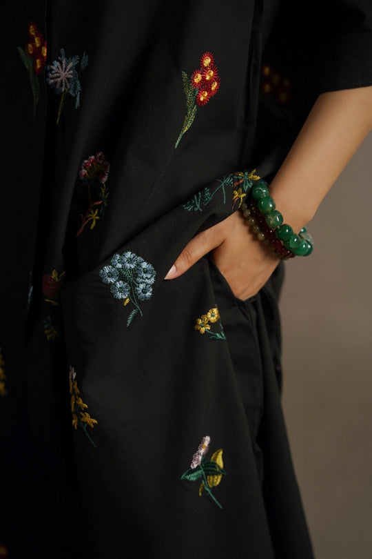 BLACK BLACK FLORA PANTS