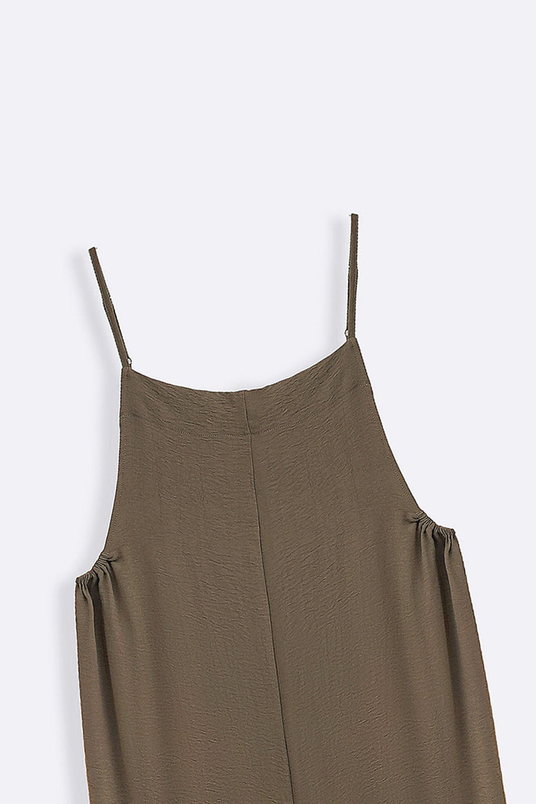 TAUPE EASY STRAP JUMPSUIT