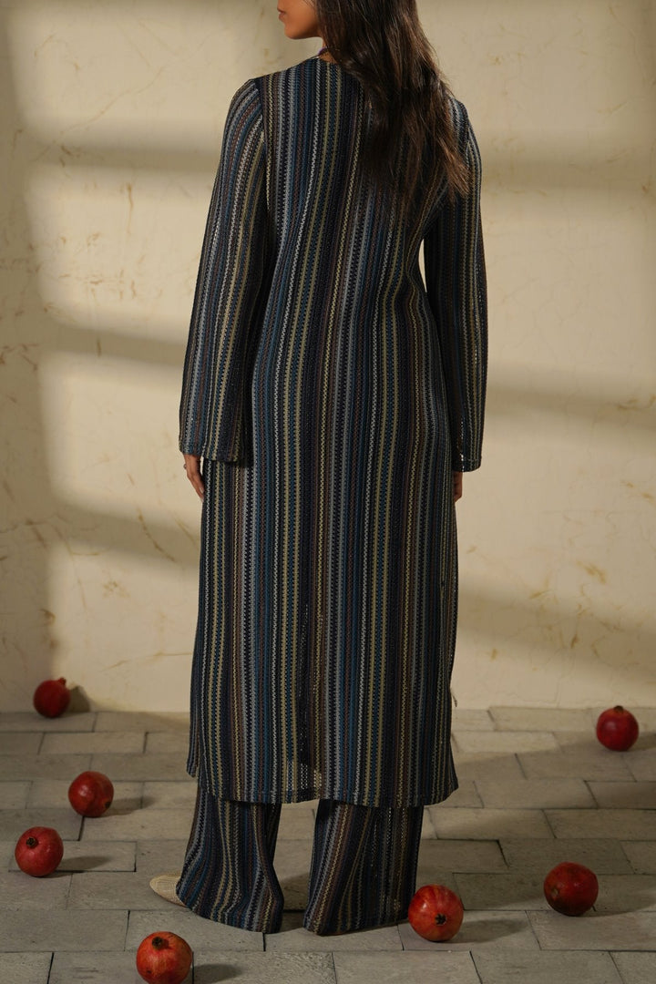 NAVY RESORT TUNIC WITH LINING