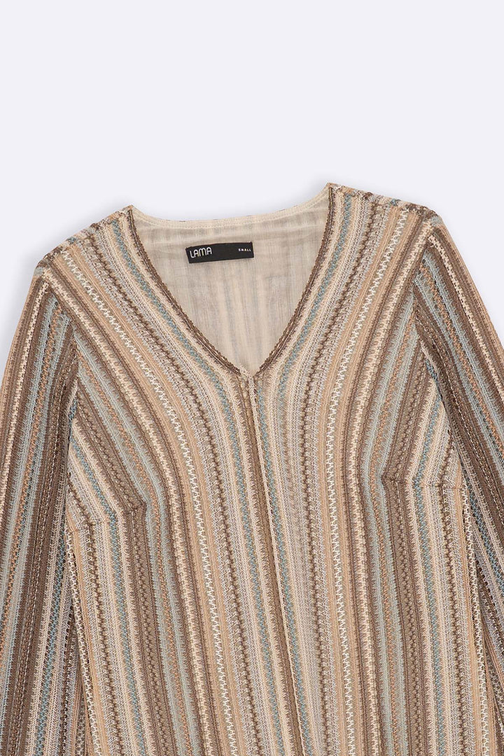 TAUPE RESORT TUNIC WITH LINING