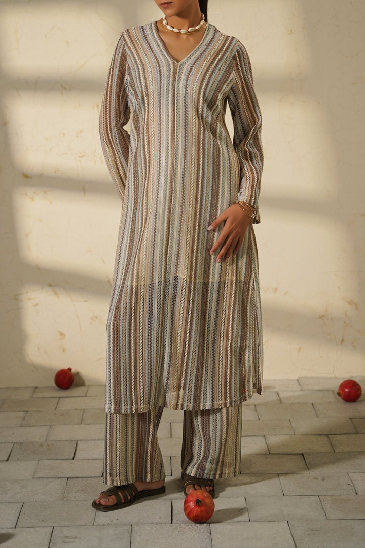 TAUPE RESORT TUNIC WITH LINING