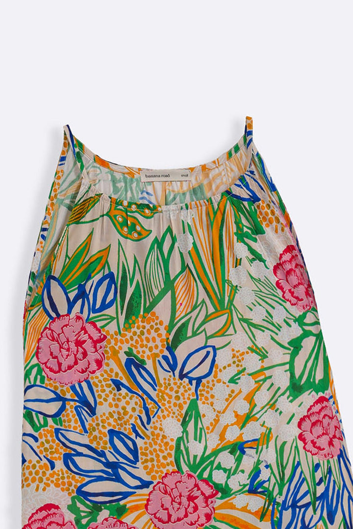 PINK GARDENIA SLIP DRESS