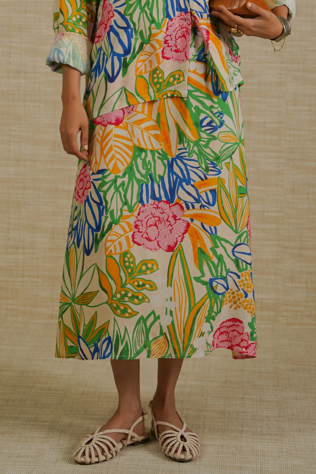 PINK GARDENIA SLIP DRESS
