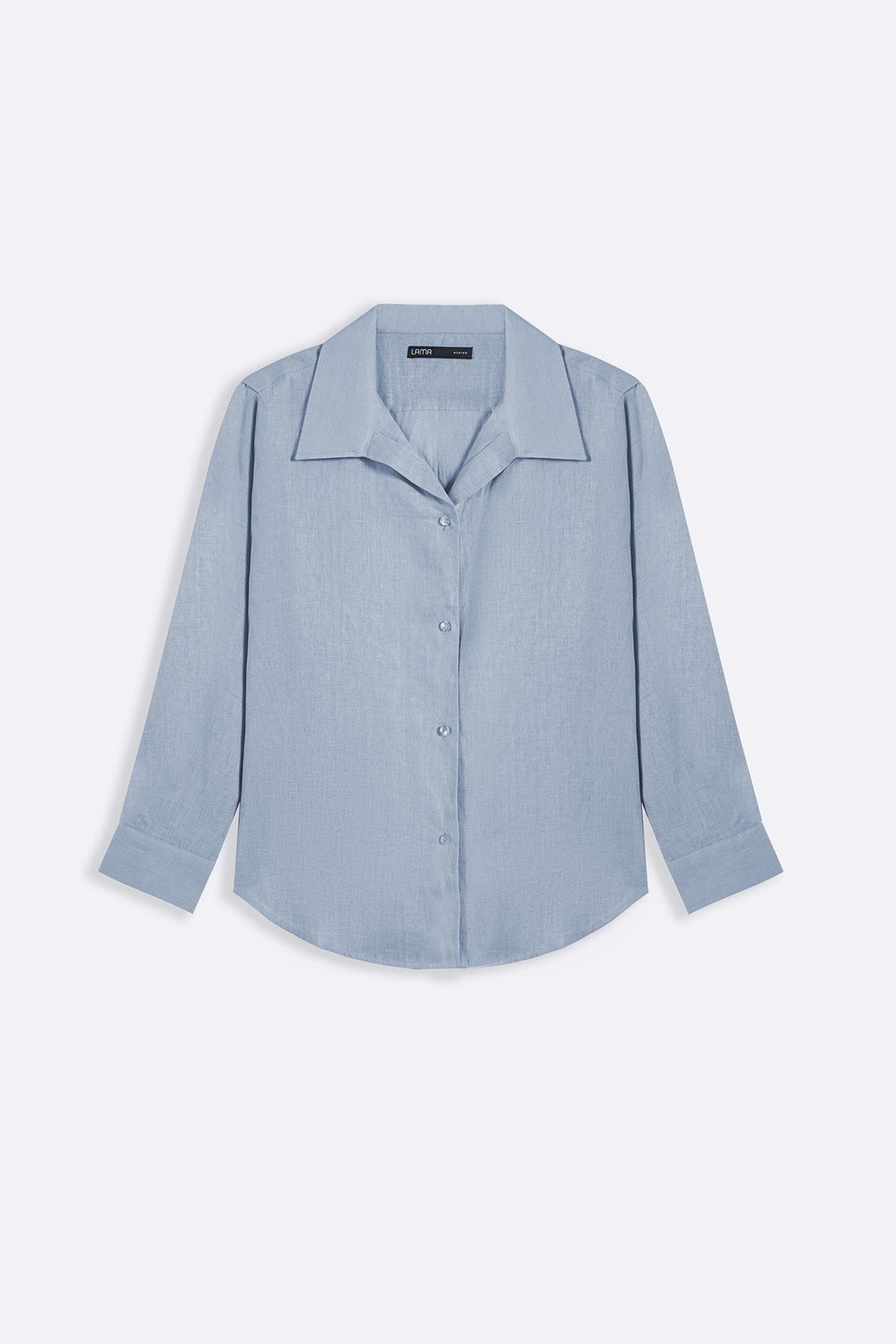 BLUE 100% PURE LINEN SHIRT