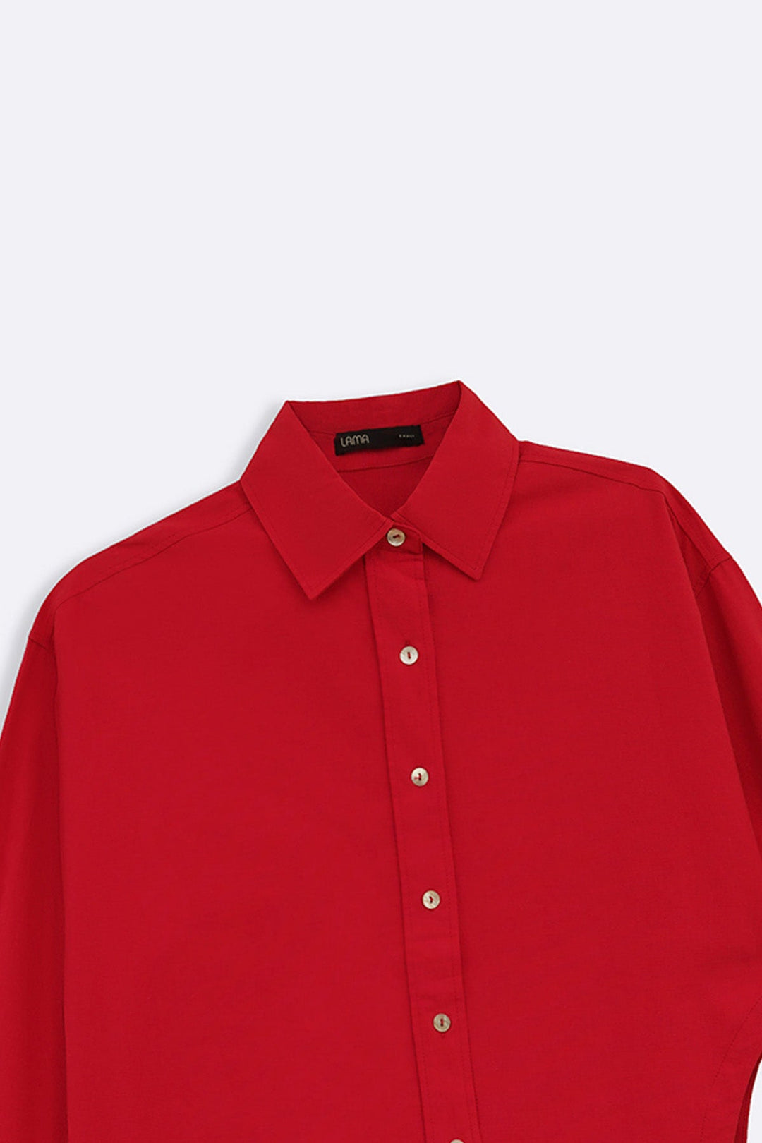 ROSE TENCEL LINEN CUT HEM SHIRT