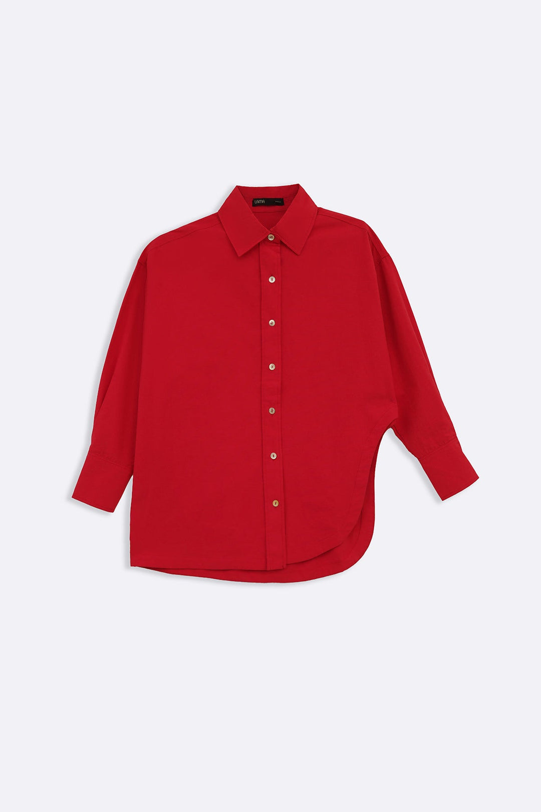 ROSE TENCEL LINEN CUT HEM SHIRT