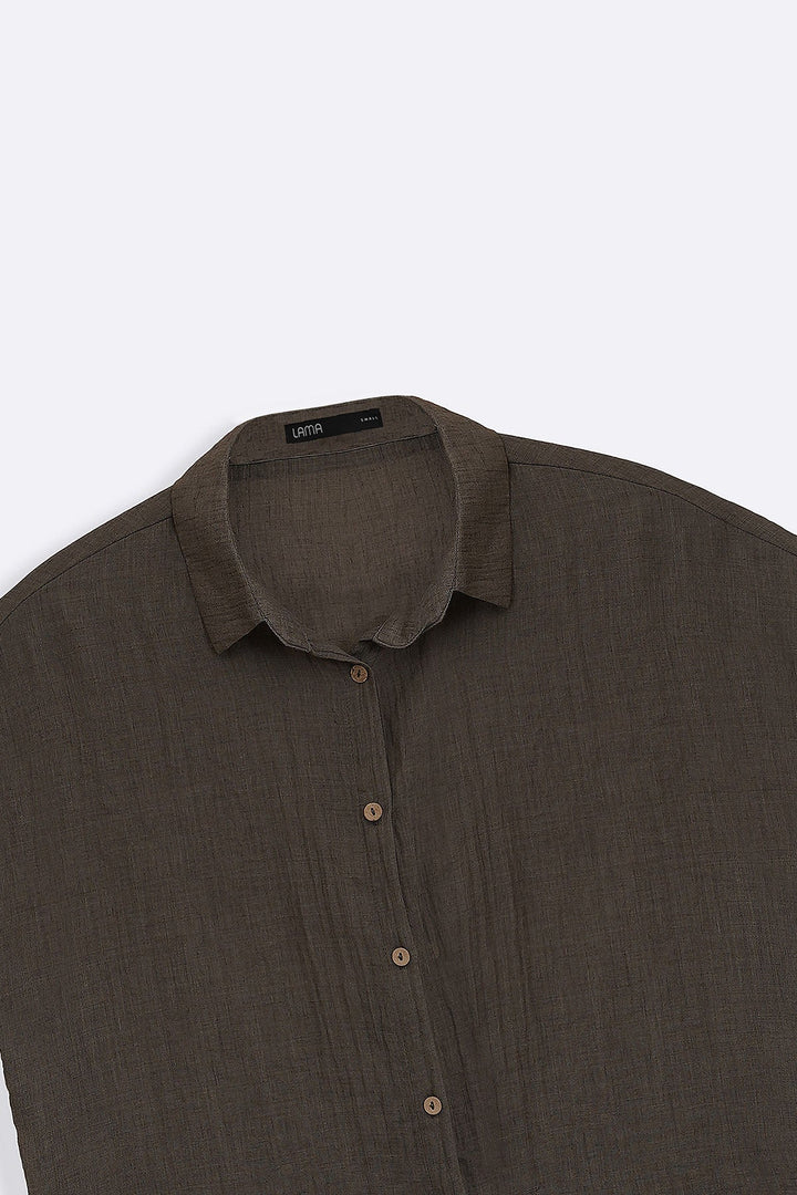 CHARCOAL BARELIGHT BUTTON DOWN