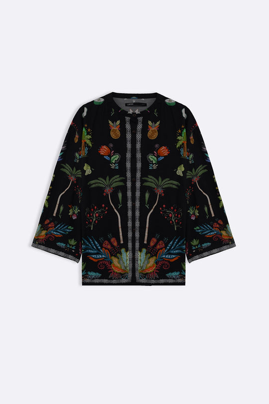 BLACK GREEN APPLE SHIRT