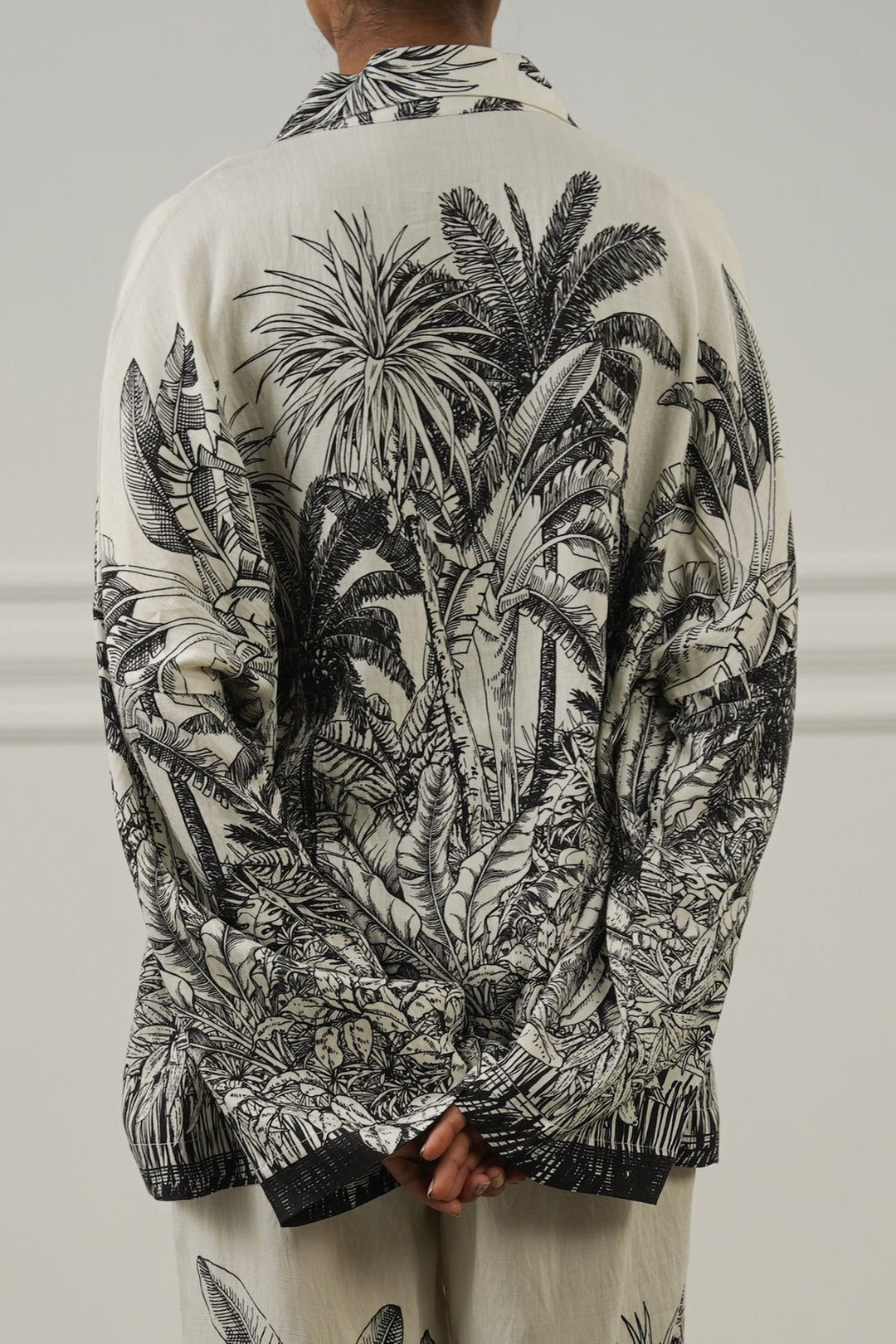 OFF WHITE JUNGLE ETCH SHIRT