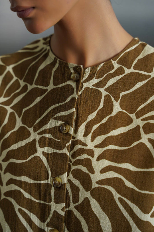 BROWN SANTORINI ARCHIVE VEST