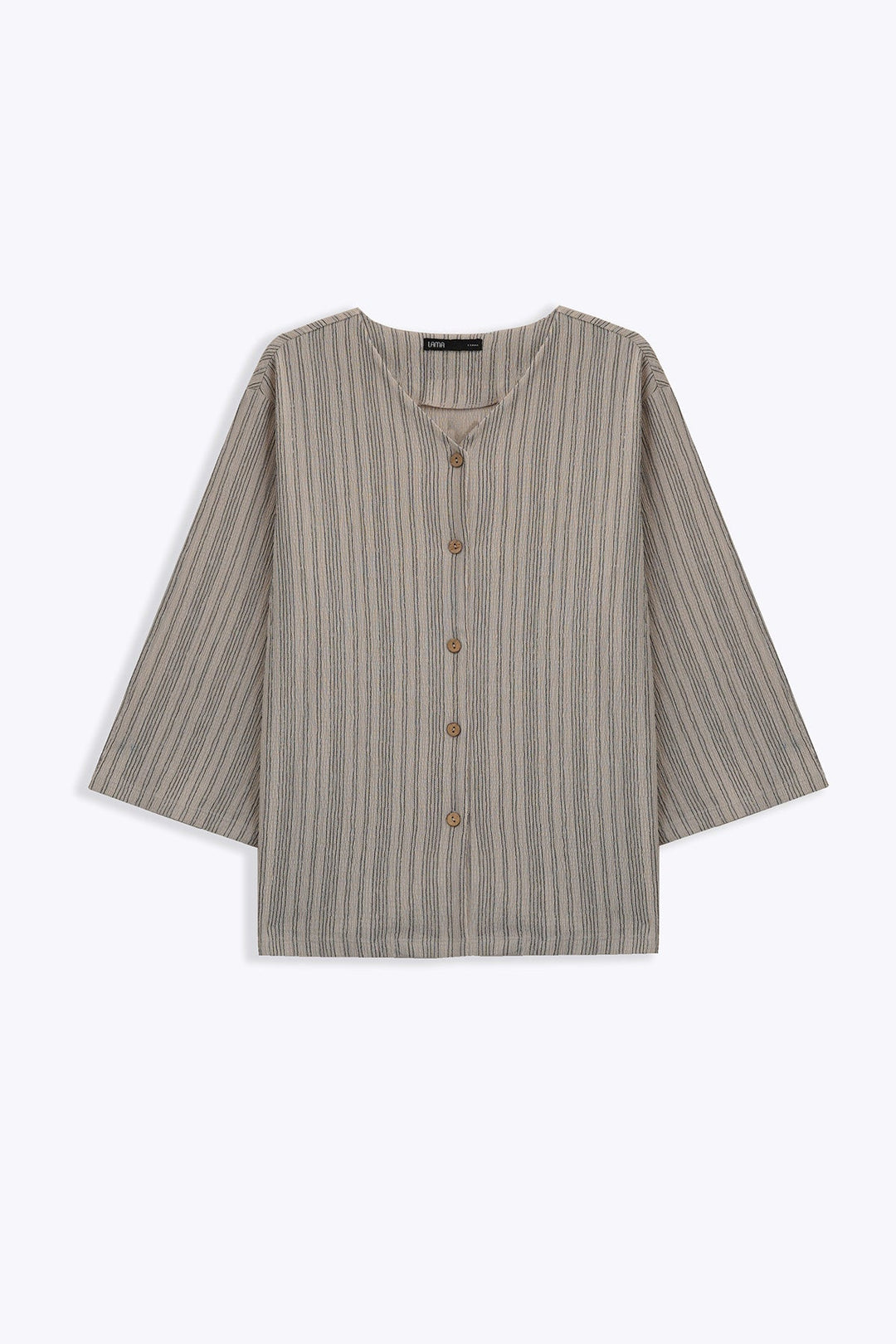 STONE BLACK LINEA STRETCH SHIRT