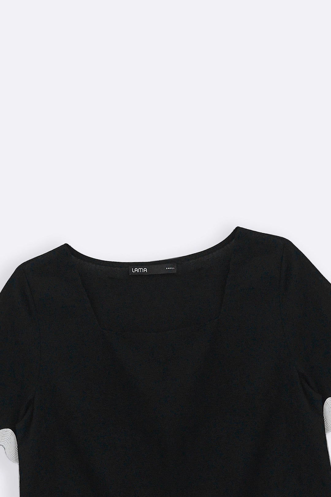 BLACK RIC RAC TOP
