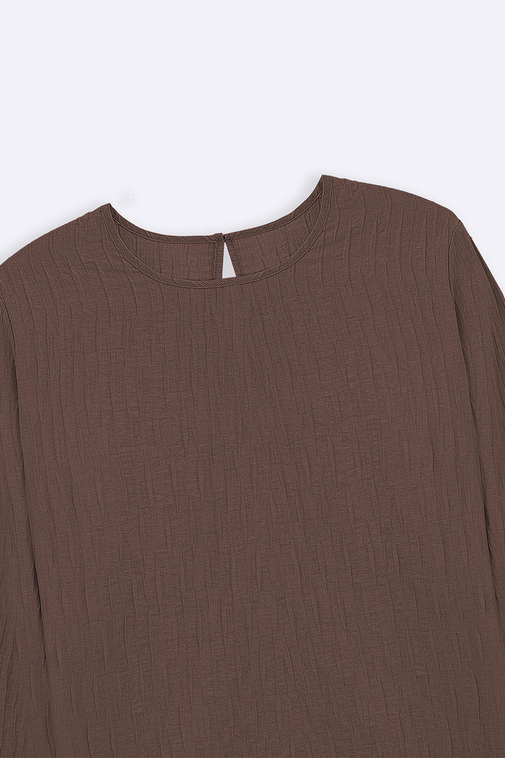 MOCHA SABLE EASY SHIRT