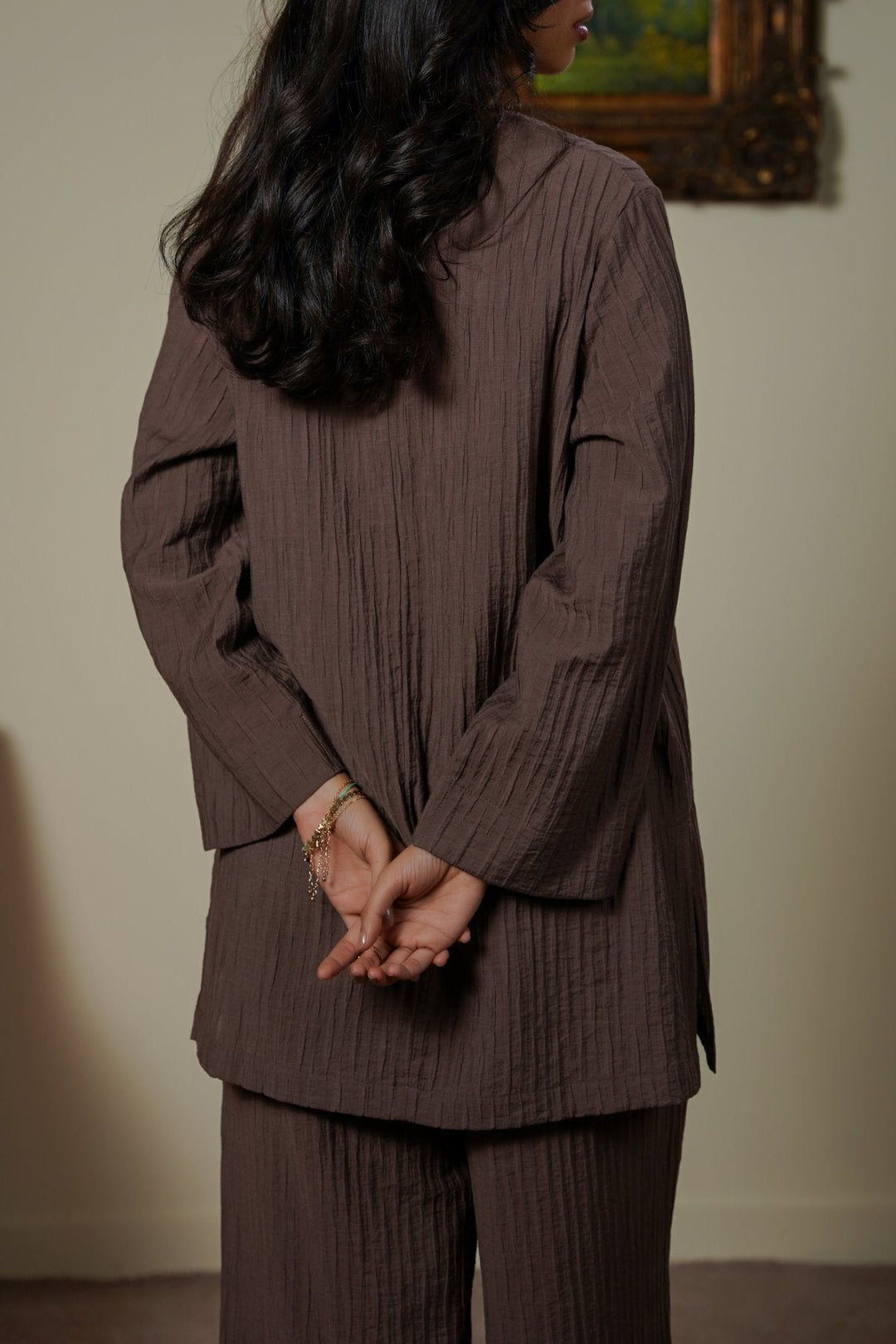 MOCHA SABLE EASY SHIRT