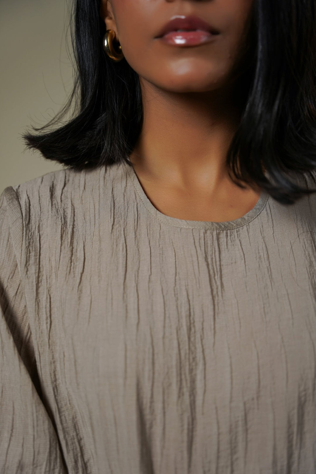 TAUPE SABLE EASY SHIRT