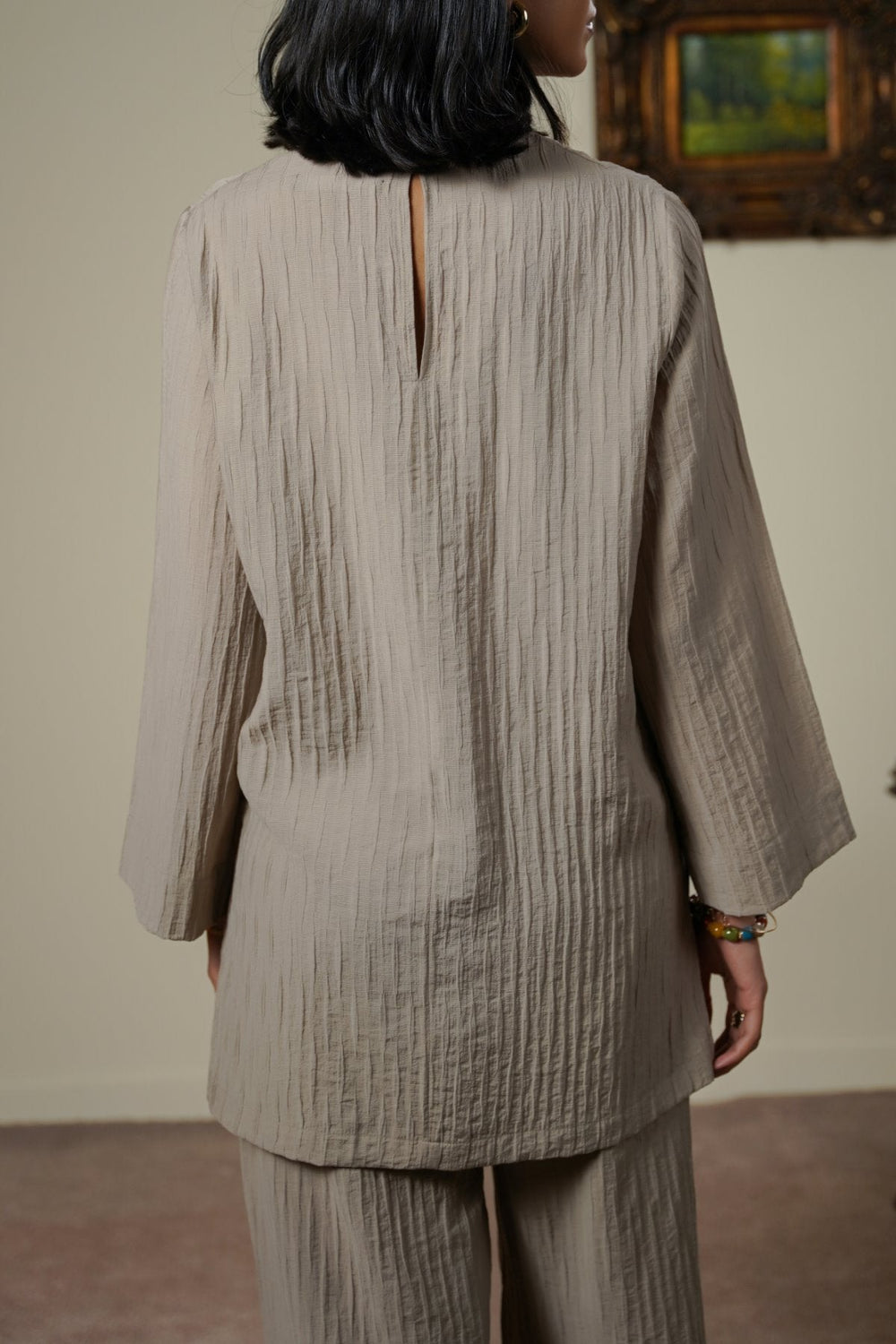 TAUPE SABLE EASY SHIRT