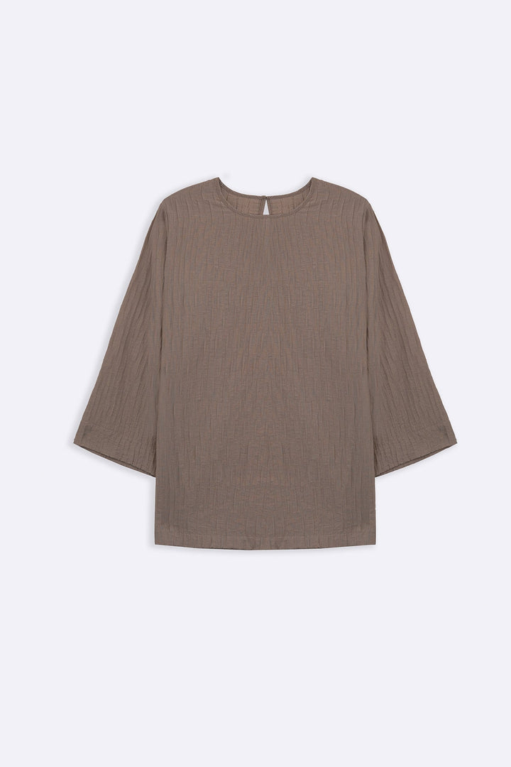 TAUPE SABLE EASY SHIRT