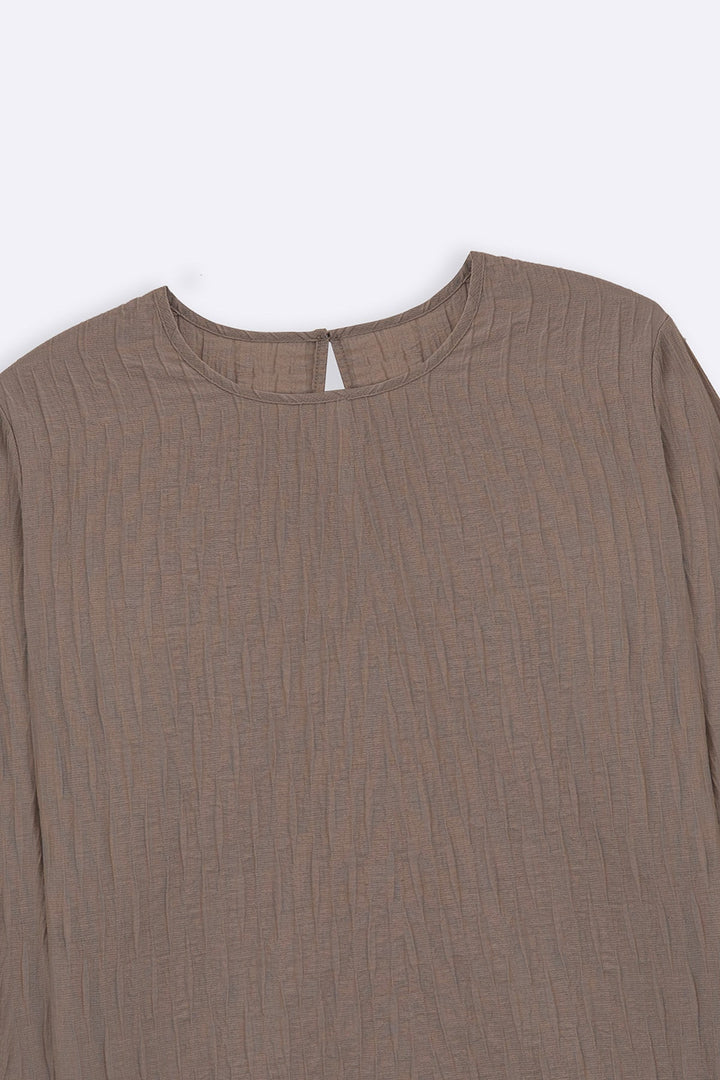 TAUPE SABLE EASY SHIRT