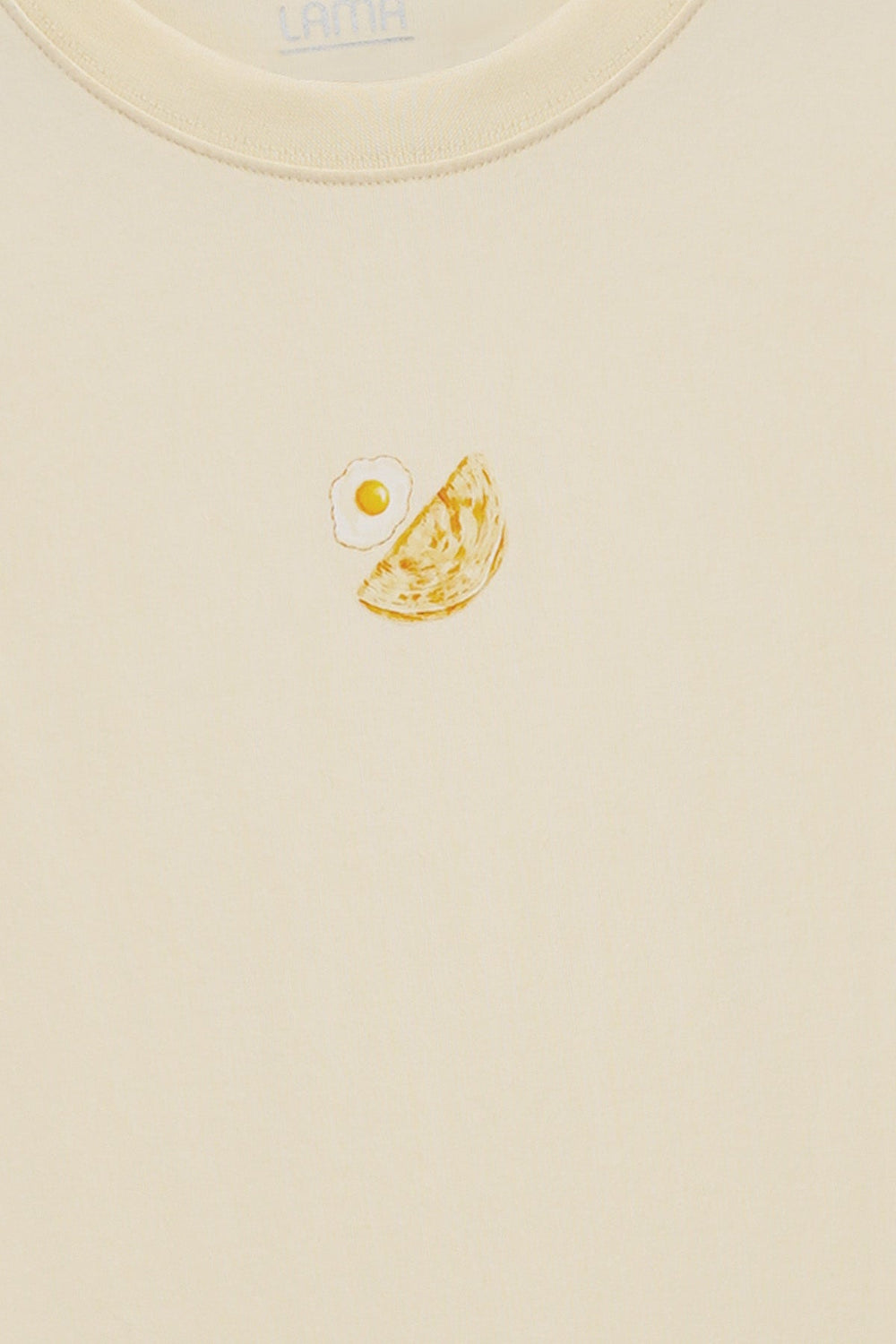BUTTER YELLOW ANDA PARATHA TEE