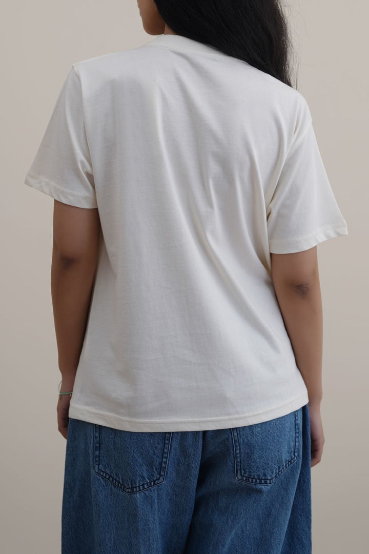 IVORY KITTY PARTY TEE