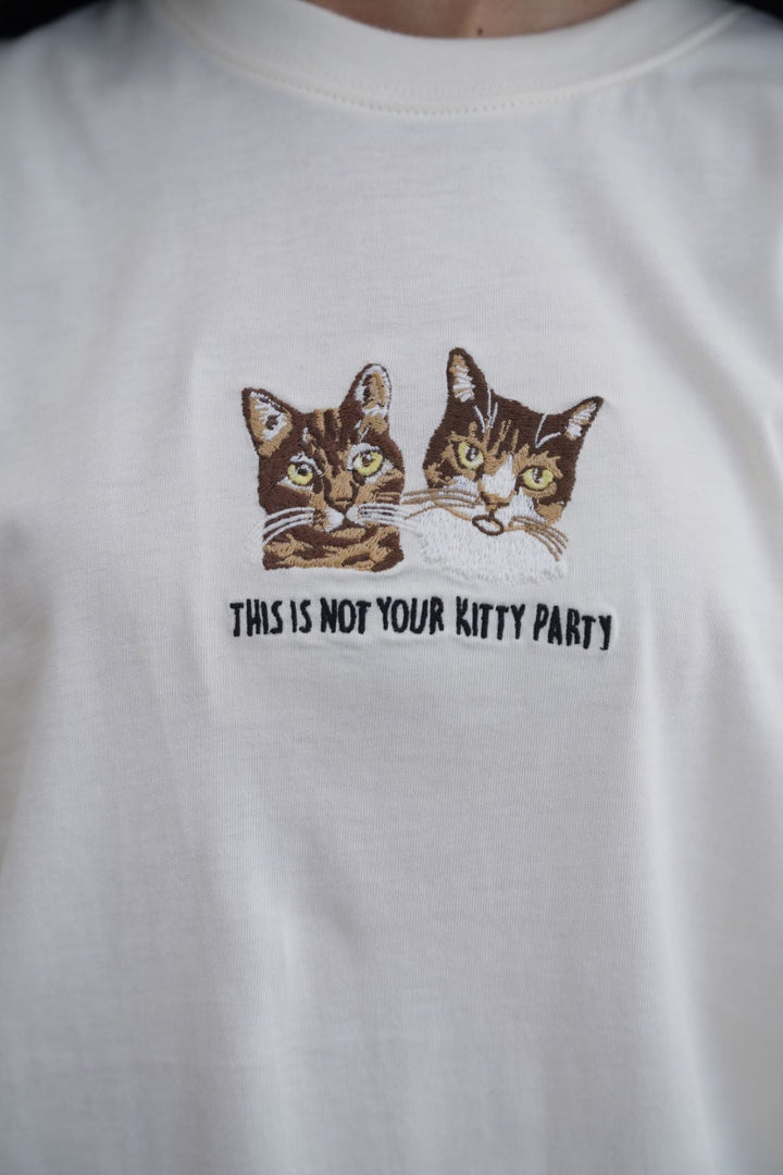 IVORY KITTY PARTY TEE