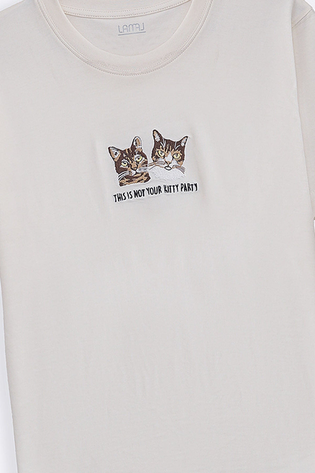 IVORY KITTY PARTY TEE